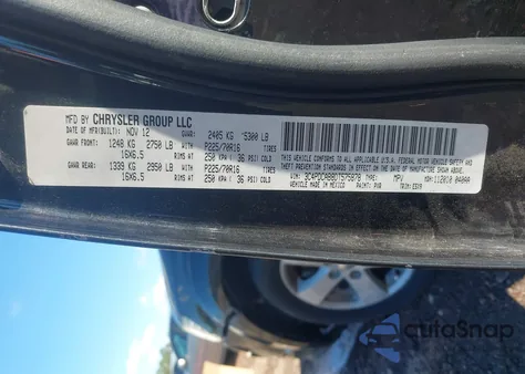 2013 Dodge Journey American Value Pkg из США, поврежденный, VIN 3C4PDCAB8DT575878